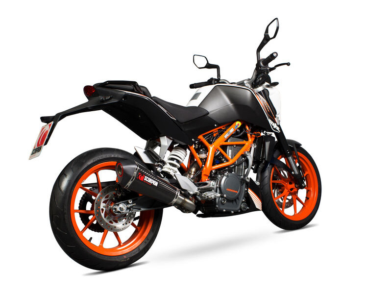 SCORPION EXHAUST KTM Duke 390 Serket Taper 3/4 System click to zoom image