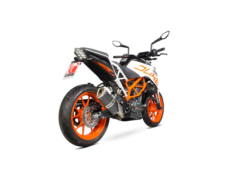 SCORPION EXHAUST KTM Duke 390 Catalyst Removal Pipe click to zoom image