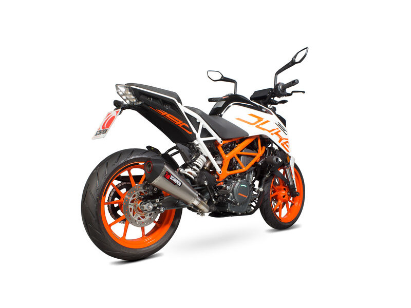 SCORPION EXHAUST KTM Duke 390 Serket Taper Slip-on click to zoom image