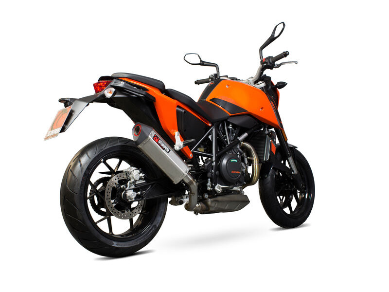 SCORPION EXHAUST KTM Duke 690  Serket Parallel Slip-on click to zoom image