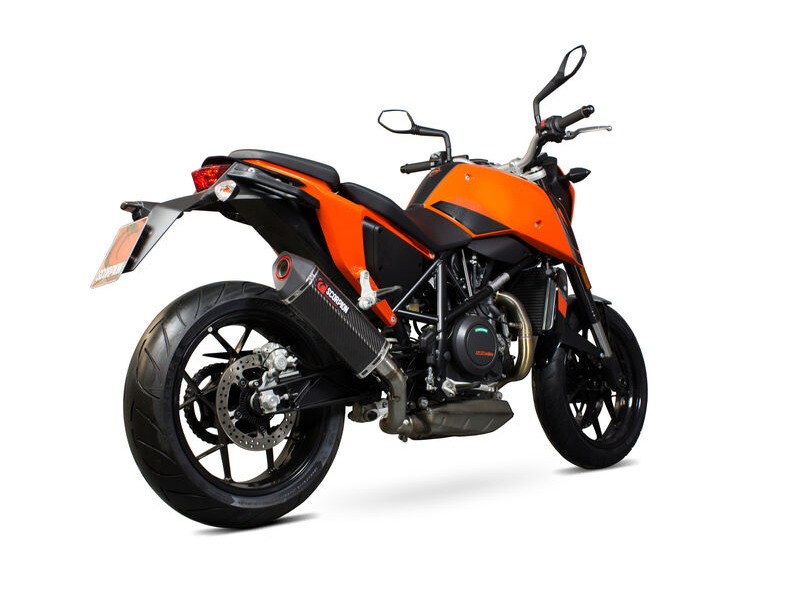 SCORPION EXHAUST KTM Duke 690  Serket Parallel Slip-on click to zoom image