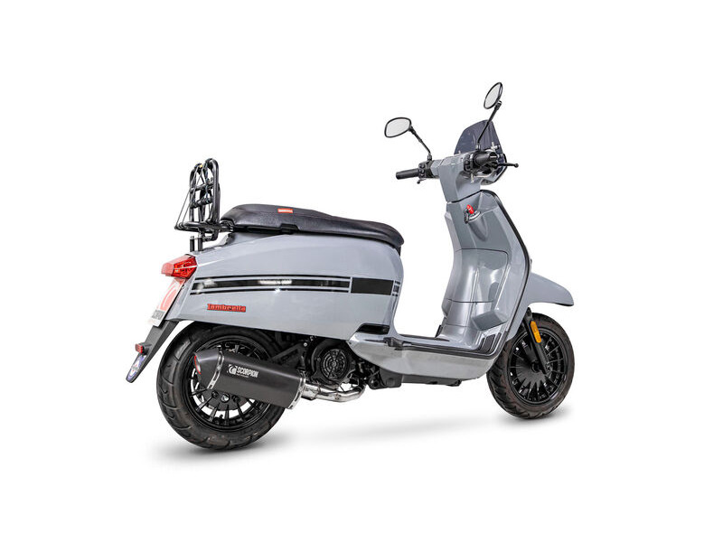SCORPION EXHAUST Lambretta V125 Special Serket Parallel Full System click to zoom image