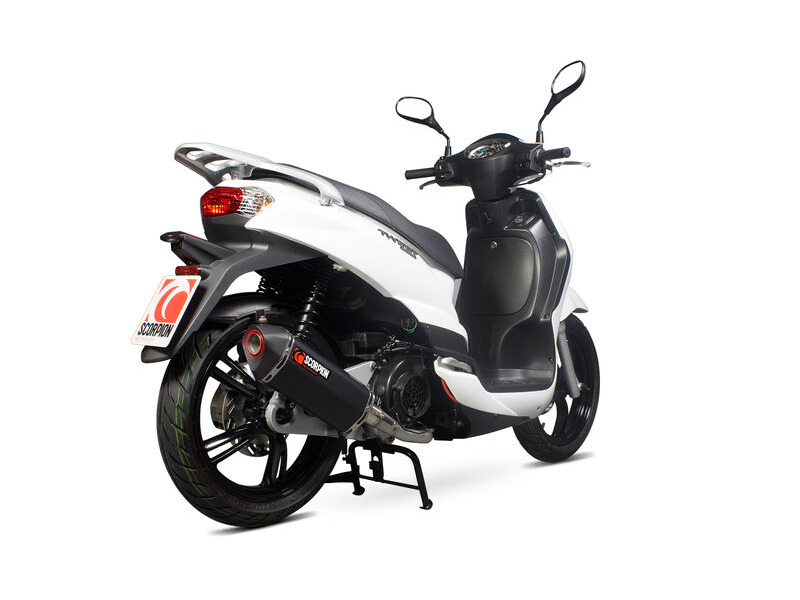 SCORPION EXHAUST Peugeot Tweet 125 Serket Parallel Full System click to zoom image