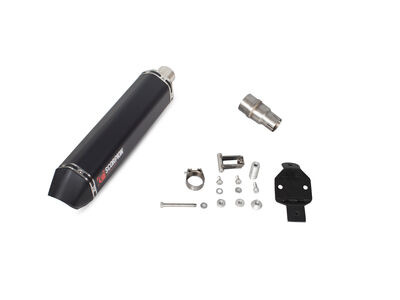SCORPION EXHAUST Piaggio MP3 400 / MP3 400 LT (2008-13), MP3 500 / MP3 500 LT (2008-16) Serket Parallel Slip-on