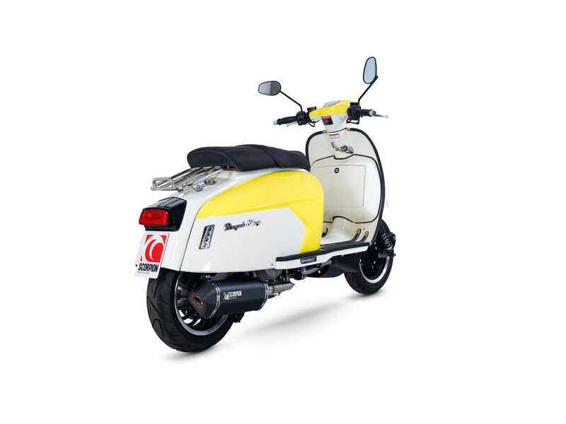 SCORPION EXHAUST Royal Alloy GT125 / GP125 Euro 5 Serket Parallel Full System click to zoom image