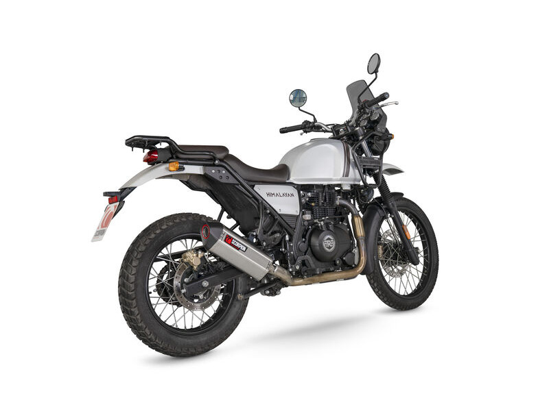 SCORPION EXHAUST Royal Enfield Himalayan 410 Serket Slip-on click to zoom image