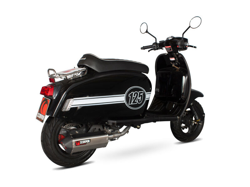 SCORPION EXHAUST Scomadi TL125 Serket Parallel Full System click to zoom image