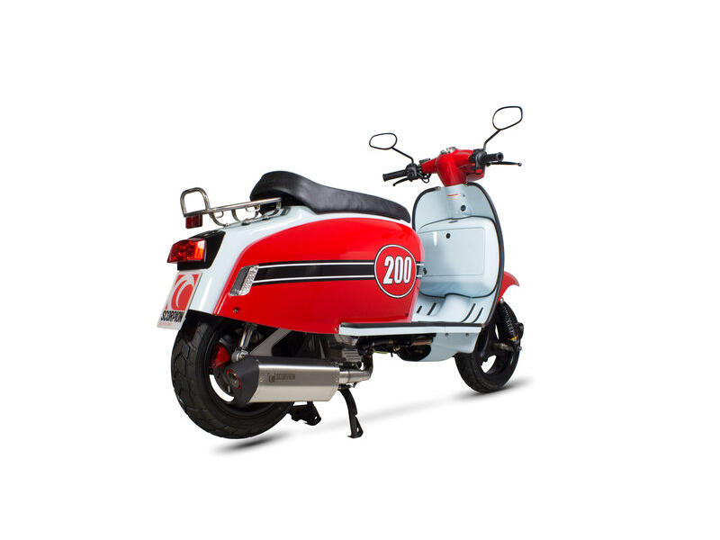 SCORPION EXHAUST Scomadi TL200 Serket Parallel Full System click to zoom image