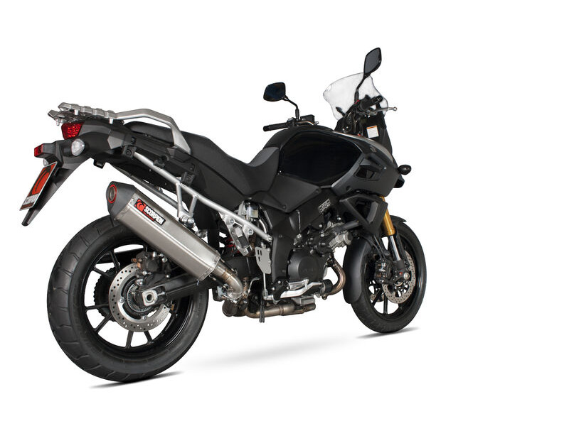 SCORPION EXHAUST Suzuki DL1000 V-Strom Serket Parallel Slip-on click to zoom image