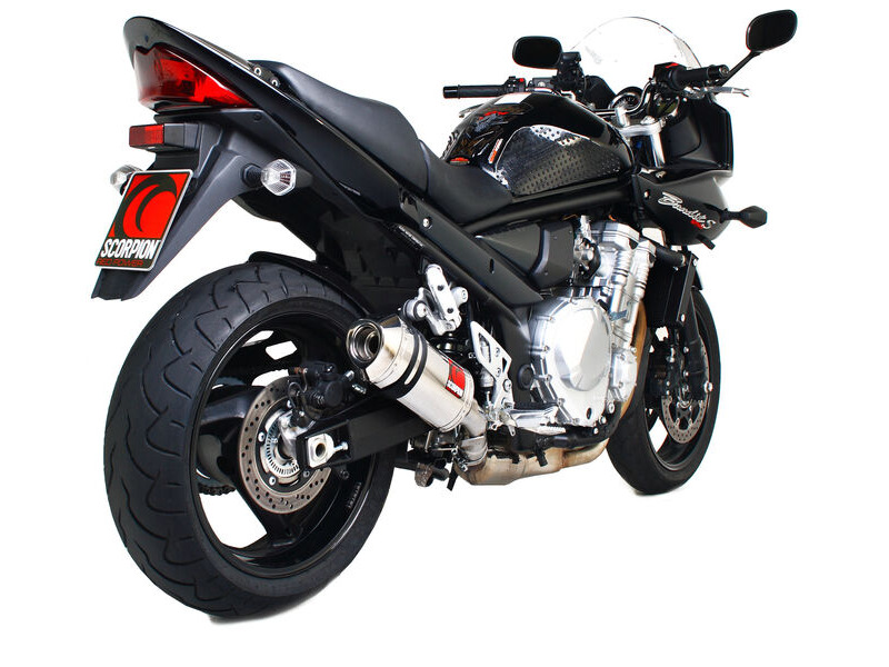 SCORPION EXHAUST Suzuki GSF650 Bandit (2007-11) / GSF1250 Bandit (2007-15) Carbine Slip-on click to zoom image