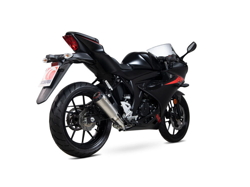 SCORPION EXHAUST Suzuki GSX-R 125 / GSX-R 150 Red Power Full System click to zoom image