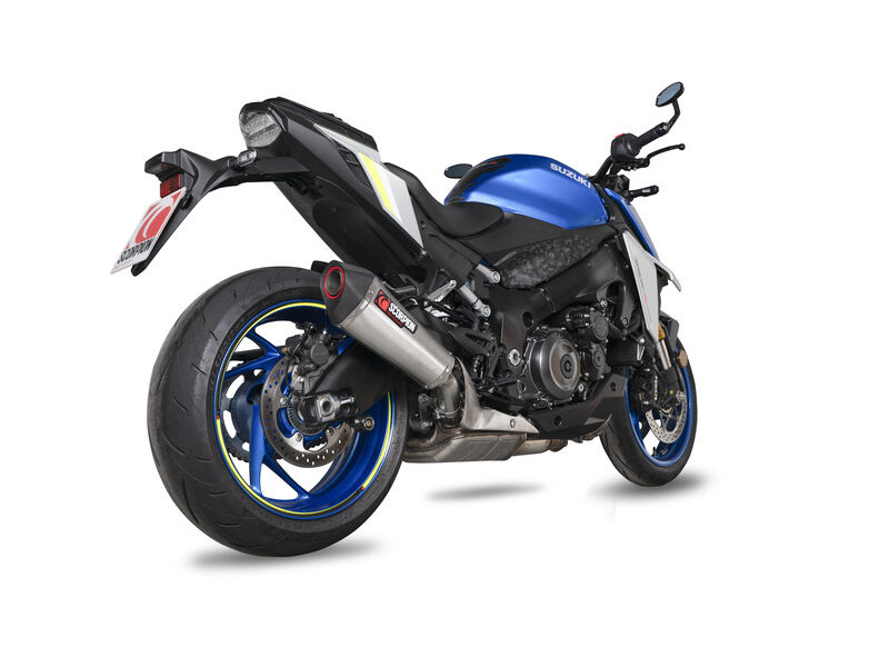 SCORPION EXHAUST Suzuki GSX-S 1000 Serket Taper Slip-on click to zoom image