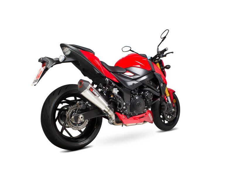 SCORPION EXHAUST Suzuki GSX-S 750 Serket Taper Slip-on click to zoom image
