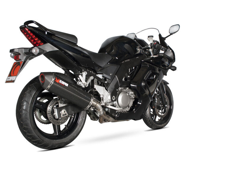 SCORPION EXHAUST Suzuki SV650 Serket Parallel Slip-on click to zoom image