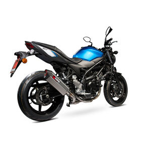 SCORPION EXHAUST Suzuki SV650 (2016-2021) / SV650 X, (2018-2021) Serket Parallel Slip-on 2016 > 2021