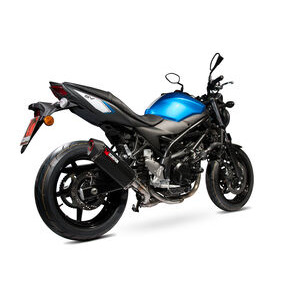 SCORPION EXHAUST Suzuki SV650 (2016-2021) / SV650 X, (2018-2021) Serket Parallel Slip-on 2016 > 2021