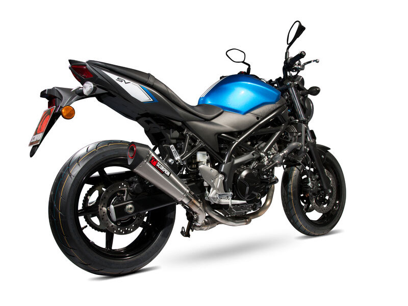 SCORPION EXHAUST Suzuki SV650 (2016-2021) / SV650 X, (2018-2021) Serket Taper Slip-on click to zoom image