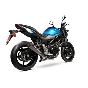 SCORPION EXHAUST Suzuki SV650 (2016-2021) / SV650 X, (2018-2021) Serket Taper Slip-on 2016 > 2021
