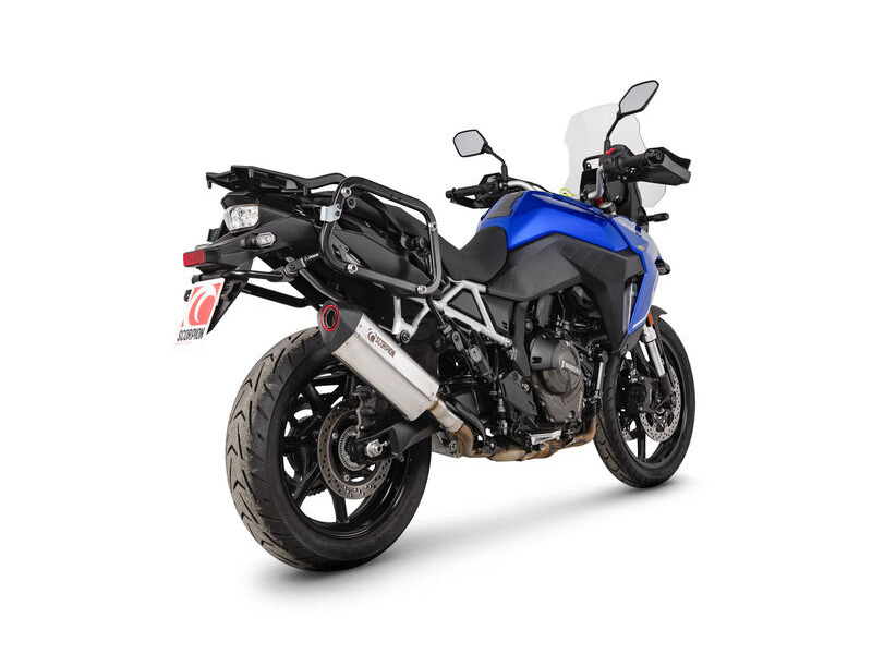 SCORPION EXHAUST Suzuki V-Strom 800 DE / V-Strom 800 RE Serket Parallel Slip-on click to zoom image