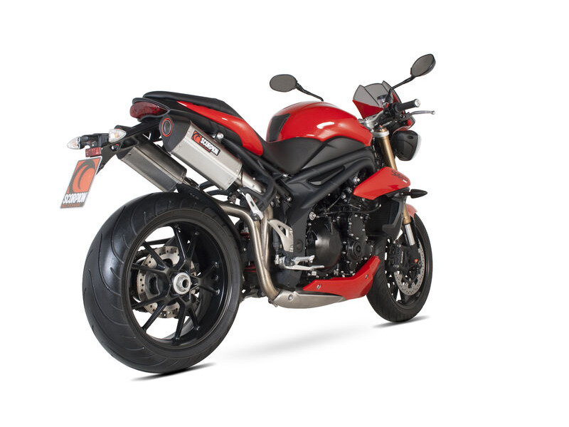 SCORPION EXHAUST Triumph Speed Triple 1050 Serket Parallel Slip-on (Pair) click to zoom image