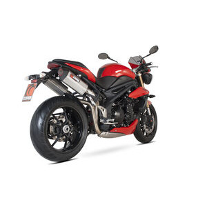 SCORPION EXHAUST Triumph Speed Triple 1050 Serket Parallel Slip-on (Pair) 2011 > 2015