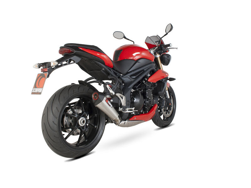 SCORPION EXHAUST Triumph Speed Triple 1050 Serket Taper Slip-on click to zoom image