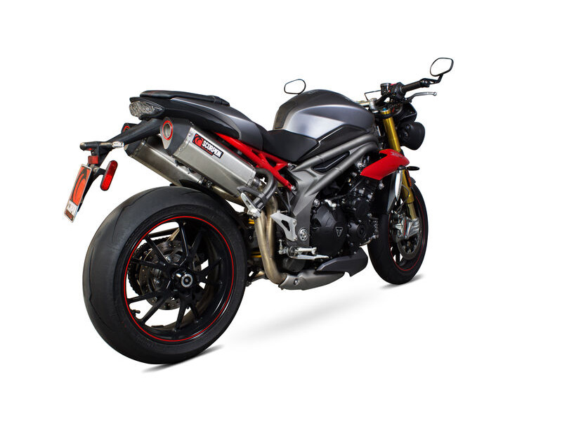 SCORPION EXHAUST Triumph Speed Triple 1050 R Serket Parallel Slip-on (Pair) click to zoom image