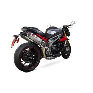SCORPION EXHAUST Triumph Speed Triple 1050 R Serket Parallel Slip-on (Pair) 2016 > 2017