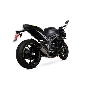 SCORPION EXHAUST Triumph Speed Triple R / Speed Triple S / Speed Triple RS Red Power Slip-on 2018 > 2020