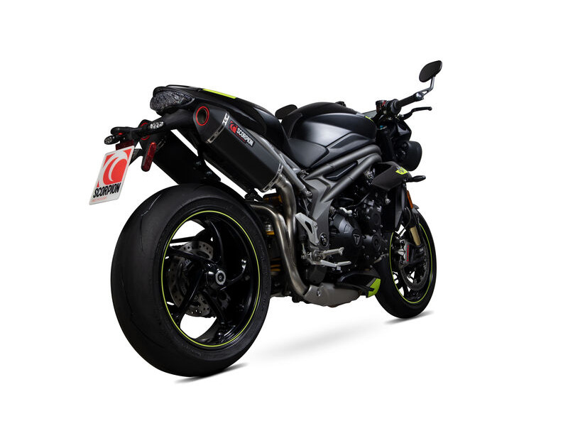 SCORPION EXHAUST Triumph Speed Triple R / Speed Triple S / Speed Triple RS Serket Parallel Slip-on (Pair) click to zoom image