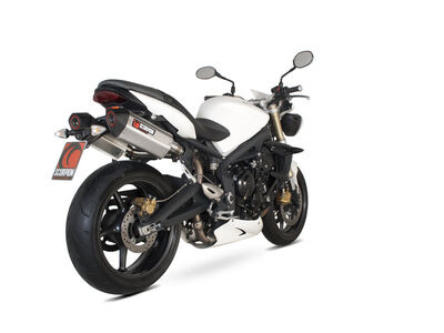 SCORPION EXHAUST Triumph Street Triple 675 Serket Parallel Slip-on (Pair)