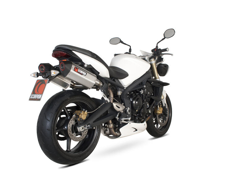 SCORPION EXHAUST Triumph Street Triple 675 Serket Parallel Slip-on (Pair) click to zoom image