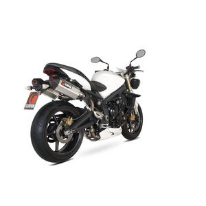 SCORPION EXHAUST Triumph Street Triple 675 Serket Parallel Slip-on (Pair) 2007 > 2012
