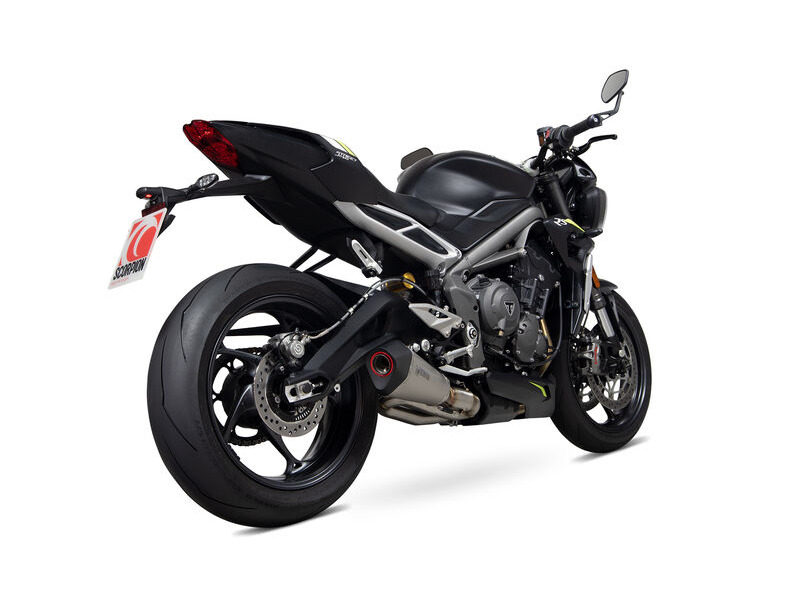SCORPION EXHAUST Triumph Street Triple 765 R / RS Serket Taper Slip-on click to zoom image