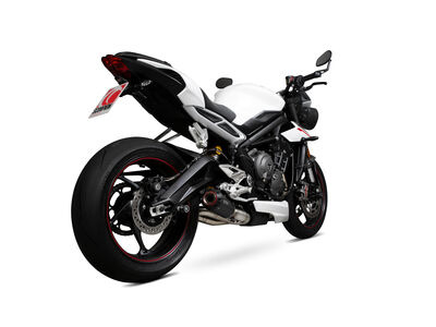 SCORPION EXHAUST Triumph Street Triple 765 R / Street Triple 765 S / Street Triple 765 RS Red Power Slip-on