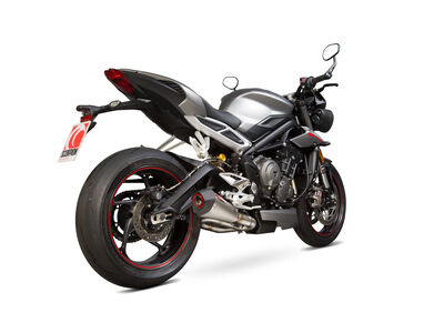 SCORPION EXHAUST Triumph Street Triple 765 R / Street Triple 765 S / Street Triple 765 RS Serket Taper Slip-on