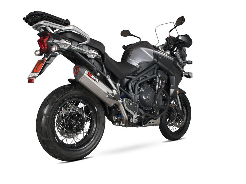 SCORPION EXHAUST Triumph Tiger 1200 Explorer Serket Parallel Slip-on click to zoom image