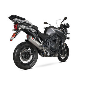 SCORPION EXHAUST Triumph Tiger 1200 Explorer Serket Parallel Slip-on 2012 > 2015