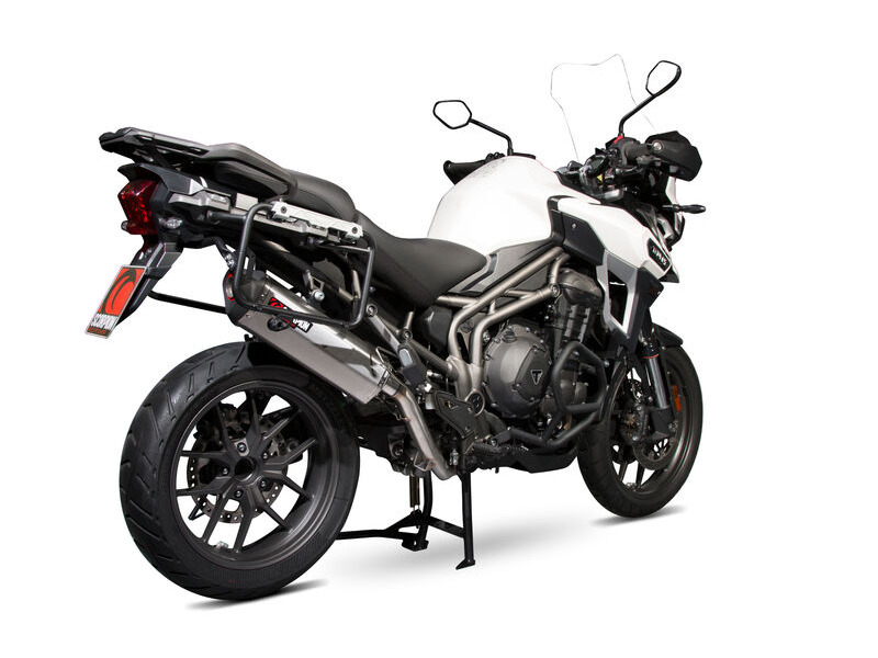 SCORPION EXHAUST Triumph Tiger 1200 Explorer Serket Parallel Slip-on click to zoom image