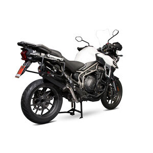 SCORPION EXHAUST Triumph Tiger 1200 Explorer Serket Parallel Slip-on 2016 > 2021