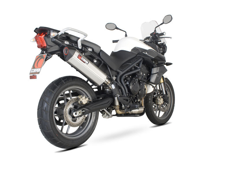 SCORPION EXHAUST Triumph Tiger 800 Serket Parallel Slip-on click to zoom image
