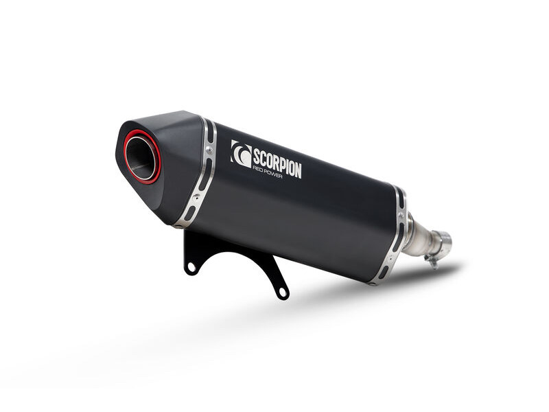 SCORPION EXHAUST Vespa GTS 125 iGET (Euro 5) Serket Parallel Slip-on click to zoom image