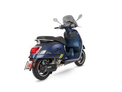 SCORPION EXHAUST Vespa GTS 300 & GTV 300 (Euro 5) European Models Only Serket Parallel Slip-on