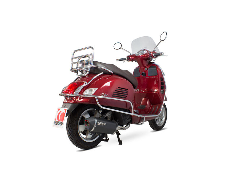 SCORPION EXHAUST Vespa GTS125 (Euro 4) Serket Parallel Full System click to zoom image