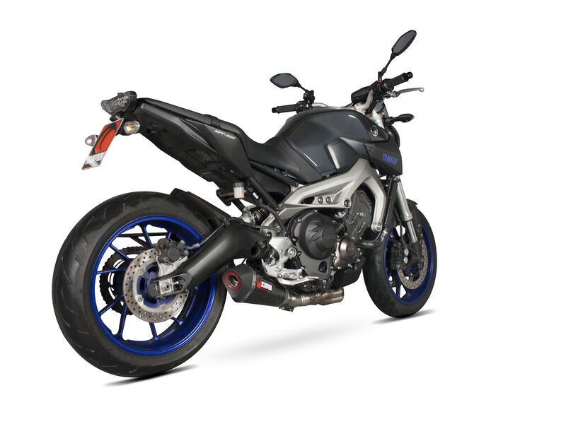 SCORPION EXHAUST Yamaha MT-09 (2013-2020) / MT-09 SP (2018-2020) Serket Taper Slip-on click to zoom image