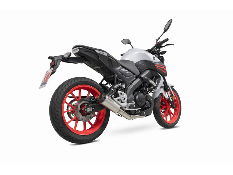 SCORPION EXHAUST Yamaha MT-125 Euro 4 Red Power Full System click to zoom image