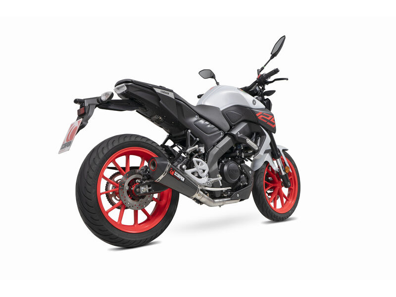 SCORPION EXHAUST Yamaha MT-125 Euro 5 Serket Taper Full System click to zoom image