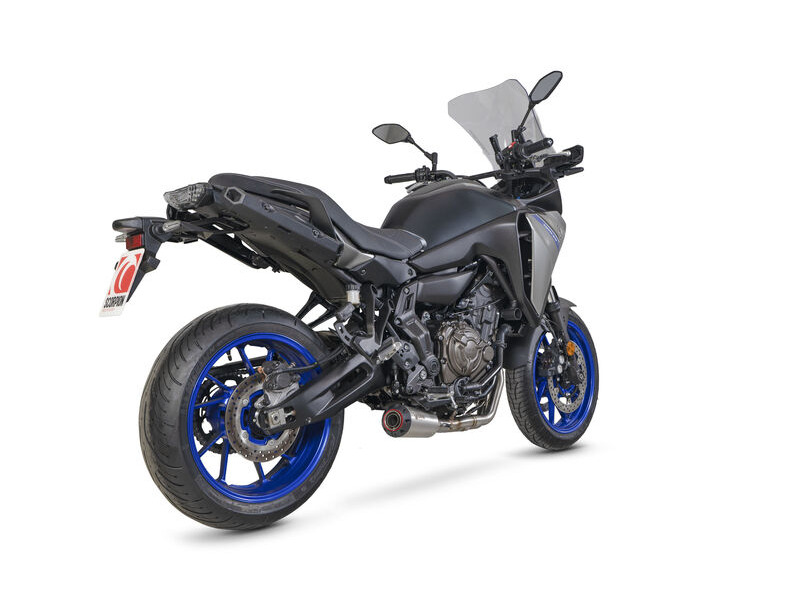 SCORPION EXHAUST Yamaha Tracer 7 Red Power Full System click to zoom image