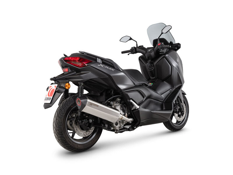 SCORPION EXHAUST Yamaha X-Max 300 Euro 5 Serket Parallel Slip-on click to zoom image