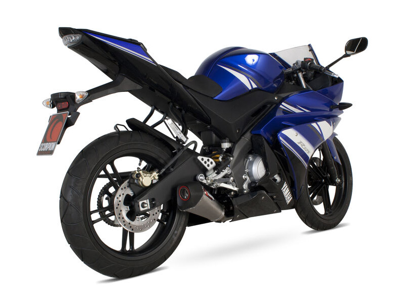 SCORPION EXHAUST Yamaha YZF-R125 Serket Taper Full System click to zoom image